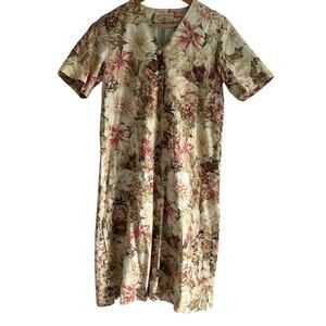 Vintage European Style Shabby Chic‎ Rose Floral Shift Dress